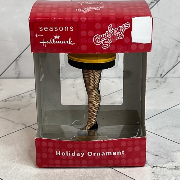 Seasons from Hallmark Holiday Ornament Leg Lamp from the movie A Christmas Story - Picture 5 of 8